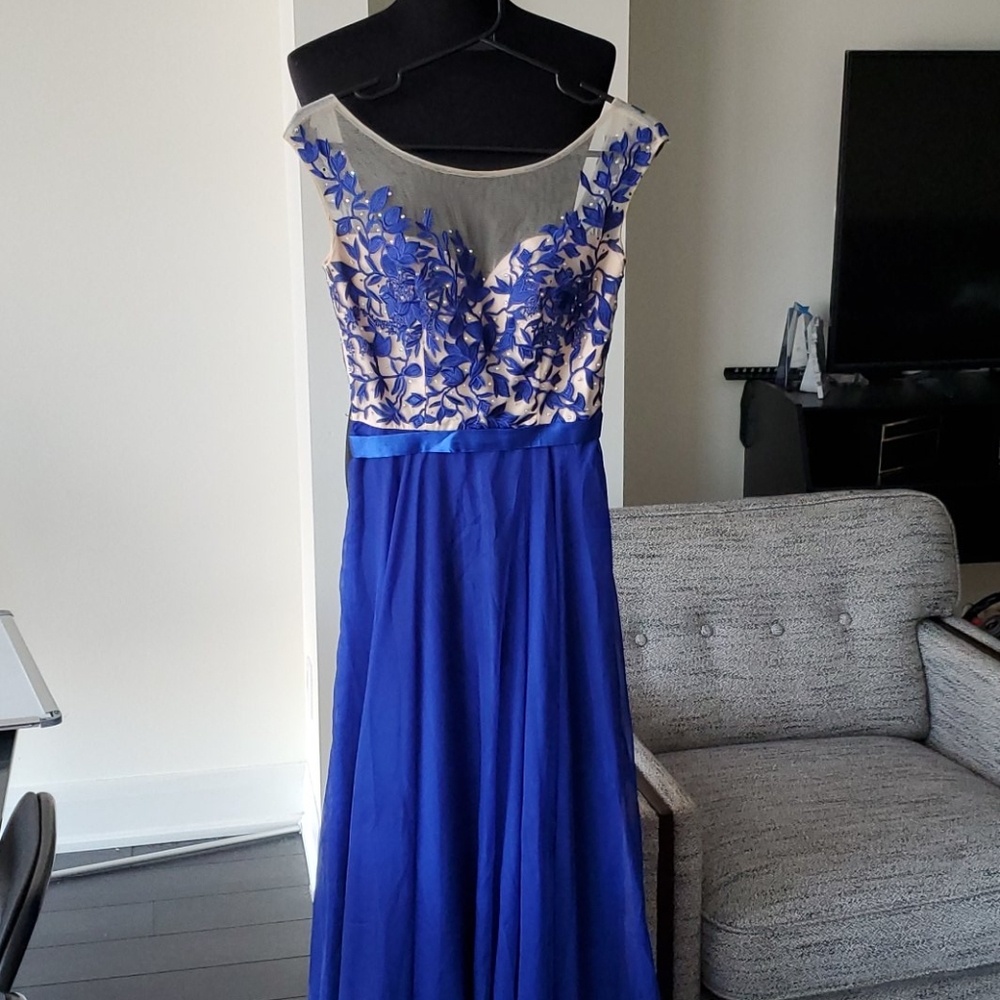 Royal Blue Evening Gown